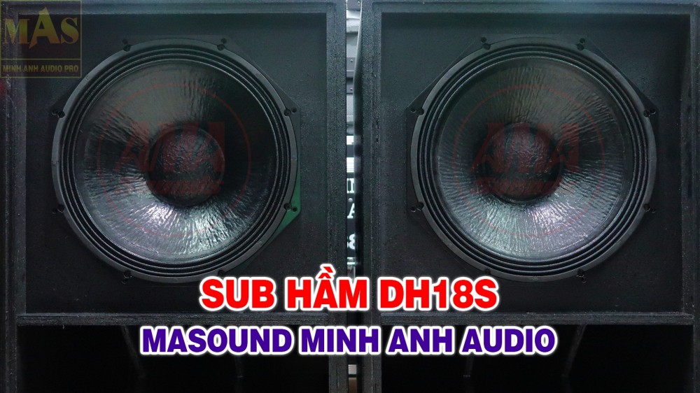 Thùng Loa Sub Hầm Đơn DH18S Hàng Cty Minh Anh AUDIO Đánh Show Chuyên Nghiệp